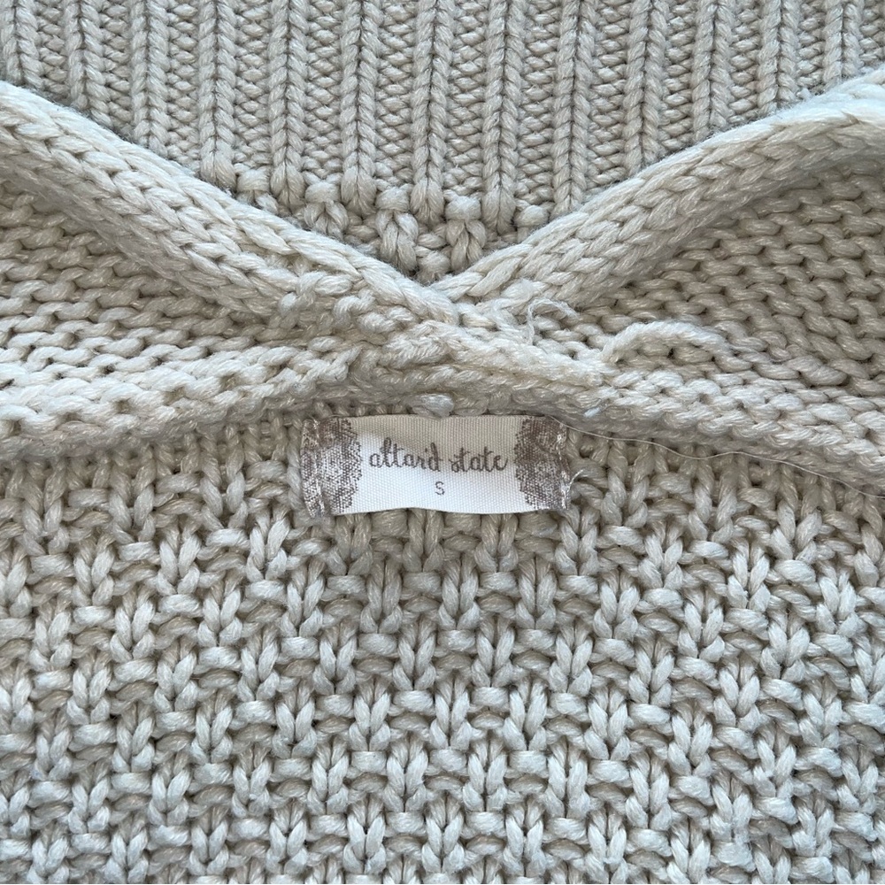 Altar’d State Cable Knit Cardigan - Picture 3 of 3